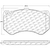 PosiQuiet Semi Met Pads 2010-2016 Mercedes-Benz AMG GT S CLS63 AMG CLS63 AMG S E63 AMG E63 AMG S S63 - image 1