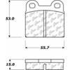 PosiQuiet Ceramic Pads 1963-1995 Alfa Romeo BMW Opel Porsche Saab Simca Volkswagen 1000 1118 1204 2. - image 2