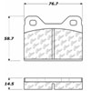 PosiQuiet Ceramic Pads 1967-1991 Audi BMW Ferrari Lamborghini 100 Series 1600 1600-2 1602 1800 2000 - image 2