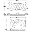 PosiQuiet Ceramic Pads 1978-2003 Buick Cadillac Chevrolet GMC Isuzu Oldsmobile Pontiac Acadian Blaze - image 1