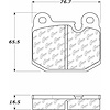 PosiQuiet Ceramic Pads 1974-1989 Alfa Romeo BMW Lotus Opel 1900 320i Esprit GTV-6 Manta Milano - image 1