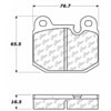 PosiQuiet Ceramic Pads 1974-1989 Alfa Romeo BMW Lotus Opel 1900 320i Esprit GTV-6 Manta Milano - image 2