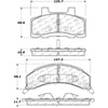 PosiQuiet Ceramic Pads 1990-1996 Buick Cadillac Chevrolet Oldsmobile Pontiac 6000 98 Bonneville Cele - image 2