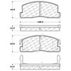 PosiQuiet Ceramic Pads 1982-1983 Honda Accord - image 3
