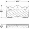 PosiQuiet Ceramic Pads 1983-1984 Toyota Cressida - image 1