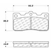 PosiQuiet Ceramic Pads 1983-1984 Toyota Cressida - image 2