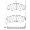 PosiQuiet Ceramic Pads 1982-1990 for Nissan 720 - image 2