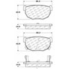 PosiQuiet Ceramic Pads 1981-1998 for Nissan 200SX 240SX 280ZX 300ZX Maxima - image 3