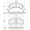 PosiQuiet Ceramic Pads 1980-1991 Buick Cadillac Chevrolet Oldsmobile Pontiac 6000 Beretta Calais Cav - image 4
