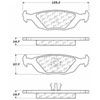 PosiQuiet Ceramic Pads 1986-1998 Saab 900 9000 - image 4