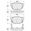PosiQuiet Ceramic Pads 1989-2009 for Hyundai for Kia for Nissan Elantra Maxima Spectra Spectra5 Stanza Tiburon - image 4