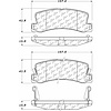 PosiQuiet Ceramic Pads 1986-2003 Lexus Toyota Camry Celica ES250 ES300 RX300 Solara - image 1