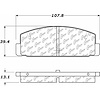PosiQuiet Ceramic Pads 1984-2005 Mazda 6 Protege RX-7 - image 1