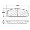 PosiQuiet Ceramic Pads 1984-2005 Mazda 6 Protege RX-7 - image 2
