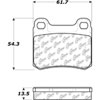 PosiQuiet Ceramic Pads 1984-1995 Mercedes-Benz 190D 190E 260E 300CE 300D 300E 320E C220 C280 E300 - image 2