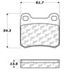 PosiQuiet Ceramic Pads 1984-1995 Mercedes-Benz 190D 190E 260E 300CE 300D 300E 320E C220 C280 E300 - image 3