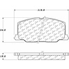 PosiQuiet Ceramic Pads 1987-1993 Lexus Toyota Camry Celica ES250 - image 1