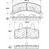 PosiQuiet Ceramic Pads 1988-1991 Chevrolet GMC C1500 C2500 K1500 K2500 - image 3