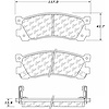 PosiQuiet Ceramic Pads 1988-1991 Mazda 929 - image 1
