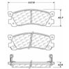 PosiQuiet Ceramic Pads 1988-1991 Mazda 929 - image 2