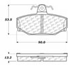 PosiQuiet Ceramic Pads 1988-2000 Volvo 740 760 780 850 940 960 S70 S90 V70 V90 - image 2
