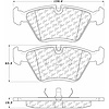 PosiQuiet Ceramic Pads 1987-2006 Audi BMW 100 Quattro 525i 525iT 530i 535i 540i 730i 735i 735iL 740i 740iL 750iL M3 M5 Z3 - image 1
