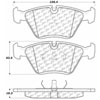 PosiQuiet Ceramic Pads 1987-2006 Audi BMW 100 Quattro 525i 525iT 530i 535i 540i 730i 735i 735iL 740i 740iL 750iL M3 M5 Z3 - image 2