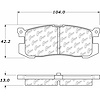 PosiQuiet Ceramic Pads 1988-1992 Ford Mazda 626 MX-6 Probe - image 1