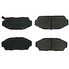 PosiQuiet Ceramic Pads 1986-1993 Acura Honda Accord Civic Integra Legend Prelude - image 1