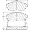 PosiQuiet Ceramic Pads 1986-1993 Acura Honda Accord Civic Integra Legend Prelude - image 3