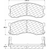 PosiQuiet Ceramic Pads 1989-1991 Mazda MPV - image 1