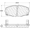 PosiQuiet Ceramic Pads 1986-1992 Toyota Supra - image 2