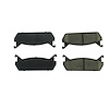 PosiQuiet Ceramic Pads 1990-1996 Ford Mazda Mercury Escort Miata Protege Tracer