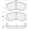 PosiQuiet Ceramic Pads 1993-1996 for Subaru Impreza - image 1
