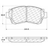 PosiQuiet Ceramic Pads 1998-2003 Toyota Camry Sienna - image 2