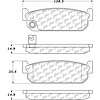 PosiQuiet Ceramic Pads 1990-1994 Infiniti Q45 - image 1