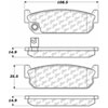 PosiQuiet Ceramic Pads 1990-1994 Infiniti Q45 - image 2