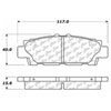 PosiQuiet Ceramic Pads 1990-1992 Lexus LS400 - image 4