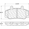 PosiQuiet Ceramic Pads 1983-1993 Volvo 740 745 760 780 - image 1