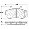 PosiQuiet Ceramic Pads 1983-1993 Volvo 740 745 760 780 - image 2