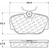 PosiQuiet Ceramic Pads 1984-2004 BMW Land Rover Mercedes-Benz Saab 190D 190E 318i 318is 325 325e 325 - image 1