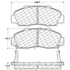 PosiQuiet Ceramic Pads 1991-2002 Acura Honda Isuzu Accord CL CR-V Integra Legend Oasis Odyssey Prelude RL TL Vigor - image 3