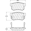PosiQuiet Ceramic Pads 1991-2012 Acura Honda Isuzu CL CR-V Element Legend Oasis Odyssey RDX RL TL - image 1