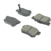 PosiQuiet Ceramic Pads 1991-2012 Acura Honda Isuzu CL CR-V Element Legend Oasis Odyssey RDX RL TL - image 3
