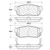 PosiQuiet Ceramic Pads 1991-2001 Infiniti for Nissan fits Altima G20 I30 Maxima fits Sentra - image 4