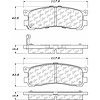 PosiQuiet Ceramic Pads 1993-1998 Mazda 929 MPV - image 1