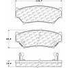 PosiQuiet Ceramic Pads 1998-2004 Chevrolet Tracker - image 1