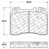 PosiQuiet Ceramic Pads 1990-1995 Mercedes-Benz 300CE 300TE 320CE 320E 320TE 400E E320 E420 - image 2