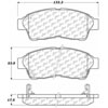 PosiQuiet Ceramic Pads 1997-2001 Toyota Camry - image 2