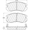 PosiQuiet Ceramic Pads 1990-1996 for Subaru Legacy - image 1